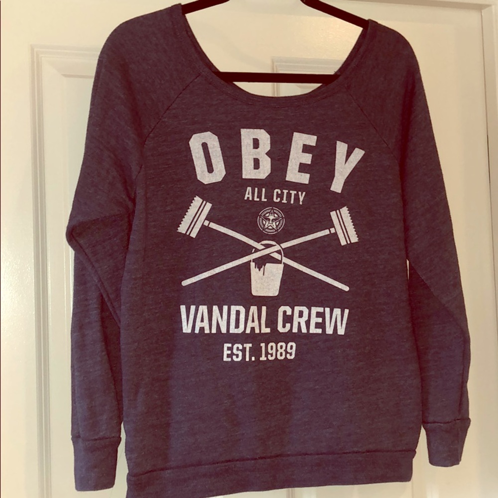 Washed Navy Blue Sweatshirt